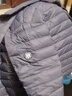 鸭鸭（YAYA）羽绒服男士轻薄短款修身时尚连帽保暖易打理外套简约潮D 蓝灰色立领YE2A726612D 3XL /190 实拍图