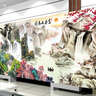 KS十字绣2021新款线绣富春山居图大幅客厅山水风景画满绣自己绣 【棉线】150×65CM 中格三股绣 实拍图