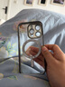 京工智造【自带镜头膜】适用苹果15promax手机壳iphone15保护套全包防摔magsafe磁吸充电车载硅胶透明软壳 苹果15Pro【黑色】贈钢化膜 一体镜头保护丨自带防尘网 实拍图