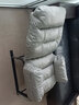 积木部落  懒人沙发可睡觉午休折叠床办公室休闲躺椅电脑椅可躺单人沙发床 灰色+脚踏【固定扶手】普通款 实拍图
