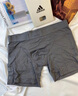 阿迪达斯阿迪达斯男士内裤男跑步运动防磨腿防磨裆速干平角吸湿透气内裤 黑色 3条 M 实拍图