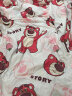 迪士尼（Disney）110g加厚抗菌磨毛四件套儿童4件套被套200*230cm床单被罩枕套1.5/1.8米 草莓熊 实拍图