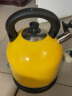 格立高（Geligao）电热水壶自动断电烧水壶304不锈钢大容量3-4人家用开水壶煮茶器泡茶壶电水壶热水壶 柠檬黄 4.2L 实拍图
