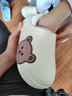 百慕倾臣 棉拖鞋女冬季居家居室内外穿EVA防滑防水加厚保暖情侣月子棉鞋男 主图色 42-43 适合41-42 实拍图