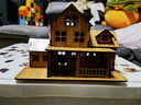 吉米兔木质3D立体diy拼图手工制作建筑模型儿童节生日玩具房子新年礼物  【木质激光竹子版】温馨小屋 实拍图