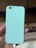 果不凡 适用苹果6splus手机壳磨砂iphone6/6splus保护套简约镜头全包防摔液态硅胶软壳 【淡青色】-磨砂防指纹 苹果6/6S 4.7寸 实拍图