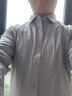 利郎纯色衬衫男长袖商务正装上班职业衬衫春季2024新款男士长袖衬衣 月光灰 41 晒单实拍图