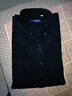 第五季商务休闲男装灯芯绒保暖衬衫男长袖修身纯棉水洗男士衬衣秋装加厚 深蓝色SFL4M173 42 实拍图