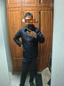 罗蒙外套男秋季商务男士翻领行政夹克上衣干部厅局风爸爸装i8藏青XL 实拍图