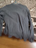 AB内衣纯棉大码男半高领秋衣棉毛衫全棉透气打底上衣T667 深麻 3XL 实拍图