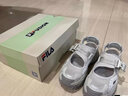 FILA FUSION斐乐潮牌女鞋硬糖凉鞋休闲厚底鞋运动鞋 桦树银-SB 38 实拍图