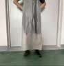 者也 （京仓闪送）加厚加长防油挂脖围腰工作劳保耐酸碱防水围裙 PVC透明围裙 实拍图