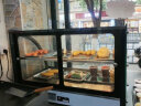 乐创（lecon）商用保温柜 展示柜炸鸡汉堡蛋挞薯条台式加热恒温小型食品陈列柜展示柜 0.9米直热升级款（两层）带6个盘子 晒单实拍图