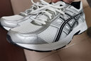 亚瑟士ASICS网面跑鞋百搭男鞋缓震运动鞋透气跑步鞋 GEL-CONTEND 4 白色/银色 46.5 实拍图
