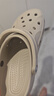 卡骆驰（CROCS）洞洞鞋贝雅男鞋女鞋轻便耐磨一脚蹬拖鞋休闲鞋|10126 卵石色-2V3 41 /42(260mm) 实拍图