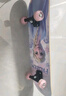 迪士尼（Disney）艾莎儿童滑板刷街专业板6-12岁四轮双翘板初学者代步圣诞礼物 实拍图