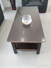 映巢（YINGCHAO）茶几客厅家用小户型茶几办公室简约桌子客厅桌中式长方形茶桌 双层深胡桃140X60X45CM实木桌腿 送货上门 实拍图