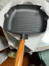 德世朗（DESLON）悬氧铸铁牛排煎锅无涂层不粘家用平底煎烤蛋肉堡西餐专用锅 实拍图