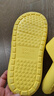 B.Duck小黄鸭童鞋儿童拖鞋男女童四季室内家居鞋浴室一字拖5916黄色38 实拍图