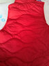 鸭鸭（YAYA）儿童羽绒马甲男女童背心秋冬季中大童装轻薄青少年学生外套WJ 红色 150 实拍图
