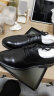奥康官方男鞋   新品商务休闲日常皮鞋舒适平底系带简约时尚男士单鞋 黑色 40 实拍图