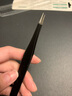 蜜糖小姐透明美甲印章法式辅助套装全套指甲硅胶专业钢板印花模板转印工具 黑色-直头镊子 1件 无规格 实拍图