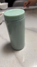 象普（SHINPUR）女简约迷你保温杯学生便携水杯子不锈钢小巧揣进兜里的暖意 沁水绿 220ml 实拍图