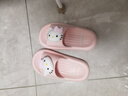 猪爸爸儿童拖鞋女童夏季2025新款室内防滑6-12岁三丽鸥宝宝亲子拖鞋粉20 实拍图
