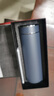 希诺（heenoor）保温杯男士大容量简约带滤网泡茶商务办公杯子便携定制泡茶水杯 升级款-316L不锈钢-深灰色480ml 实拍图