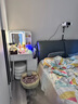 芯昂梳妆台奶油风卧室现代简约小户型化妆桌床头收纳斗柜书桌镜子一体 白60cm+柜+方镜+圆凳 实拍图