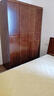 锦木森新中式实木衣柜现代卧室三门3456门木质衣柜简约衣橱带边柜顶柜 六门衣柜+顶柜+边柜储物 实拍图