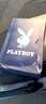 花花公子（PLAYBOY）男士内裤男纯棉平角裤夏季透气吸汗抗菌四角裤中腰纯色弹力宽松 【经典】黑 铁灰 浅灰 灰蓝/ 4条 3XL （建议150-170斤） 实拍图