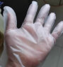 茶花（CHAHUA）一次性手套加厚防漏户外野餐食品级材质厨房塑料手套 3袋【共300只】 晒单实拍图