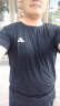 品牌断码运动短袖T恤男夏季大码冰丝衣男装宽松速干上衣薄款体恤 AD2021黑色 3XL 晒单实拍图