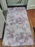 花非画地毯卧室客厅床边毯2023新款地毯少女房间茶几长绒加厚 扎染粉紫色升级款加厚加密 宽80长160CM 晒单实拍图