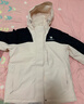 骆驼（CAMEL）拼色夹棉冲锋衣男女情侣棉服防风防水外套户外登山服 A23CA70136幻影黑/木黛色，女 L 实拍图