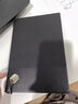 木雷 笔记本本子高颜值文具礼盒日记本读书成人软皮面记事本商务高档办公工作用会议记录定制可印logo 758-A5典雅黑 实拍图