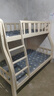 筱环上下床实木上下铺儿童床男孩女孩高低床成人双层床子母床 上下床 爬梯款单床【热卖促销款】 上铺宽115下铺宽135-全实木 实拍图
