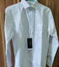 罗蒙（ROMON）衬衫男长袖纯色商务职业正装男士衬衣工装男G80 白色42 实拍图