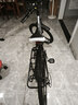 EG7山地自行车成人学生变速越野单车双减震赛车26寸青少年男女 三刀【升级减震 超强承重】黑白 26寸21速【适合：160-180CM】 实拍图