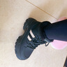 达芙妮雪地靴女厚底东北棉鞋加绒保暖增高休闲百搭显瘦高帮老爹鞋女鞋子 4022607206 黑色 37  实拍图