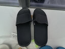 网易严选 EVA不臭脚玩趣彩虹拖鞋男女夏季浴室防滑情侣居家四季休闲 黑色 40-41 男M 实拍图