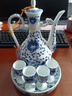 陶沁泉景德镇陶瓷器中式白酒酒具套装酒壶酒杯酒盅酒器温酒壶 富贵连一斤配4个杯子 实拍图