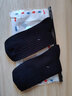 文科生长袜男纯色黑色白色男士袜子春秋商务简约中筒袜透气吸汗白领西装袜 抽条男中筒黑色5双 均码 实拍图