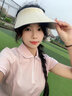 猫人防晒帽女遮阳帽防紫外线无痕空顶帽可折叠大帽檐户外跑步太阳帽子 实拍图