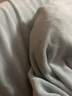 雅鹿冬季双面牛奶绒四件套加厚珊瑚绒床单被套法兰绒床笠被罩床上用品 奶黄+浅紫【双面加厚牛奶绒】 1.8m 床笠款 四件套-被套200*230cm 实拍图