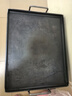 铁板哥铁板烧铁板商用摆摊铁板烧盘家用烤肉冷面豆腐烤鱿鱼烧烤不粘烤盘 38*30*厚4mm 内深2厘米【家用款 实拍图