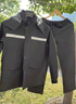 阿蒂亚 牛津布分体式反光雨衣雨裤 XXXXL码/件 黑色连帽套装 实拍图