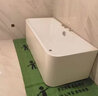 法恩莎小白浴缸家用独立缸亚克力防滑薄边浴缸家用小户型泡澡多尺寸一体 1.4米独立式浴缸【薄边新款】 实拍图