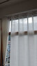 伊帘坊纱帘免打孔安装透光不透人阳台房间隔断飘窗窗纱百叶白纱简易窗帘 竖琴纱-免打孔（珍珠白） 窗宽2.1-2.6米（高2.5米2片含杆) 实拍图